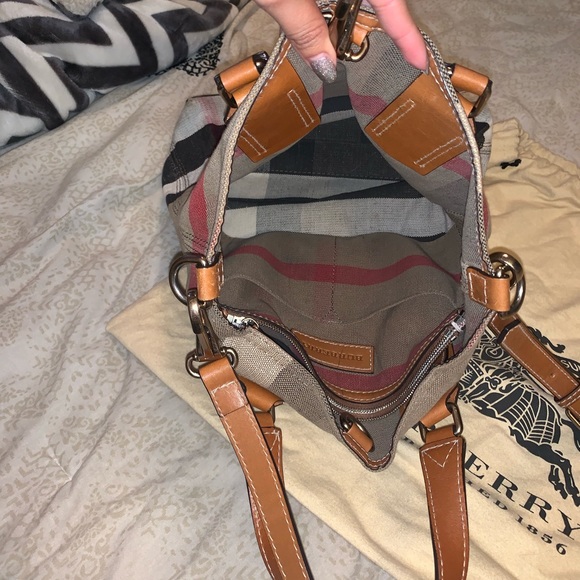 Tottenham Check Canvas Burberry tote bag - Picture 7 of 14